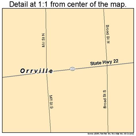 Orrville Alabama Street Map 0157240