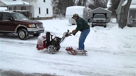 Snow Blower Sled Youtube