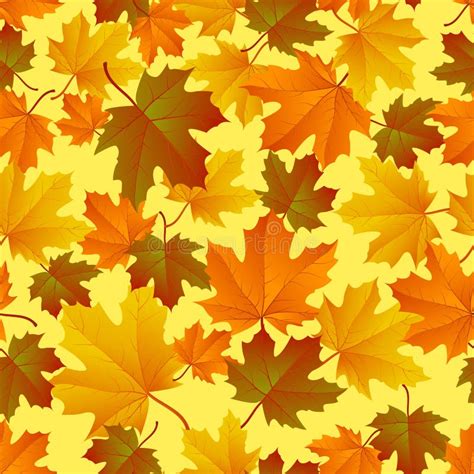 Autumn Leaf Pattern Fall Leaf Decoration Autumn Background With Maple