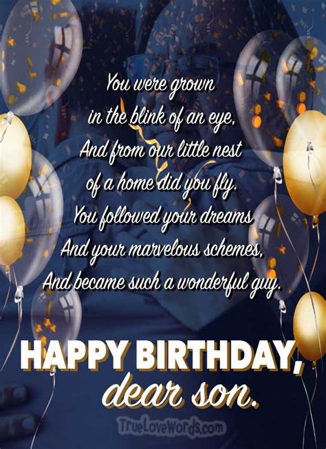 Birthday card for my son. 50 Cute Birthday Wishes For Son » True Love Words - Wishes Disney