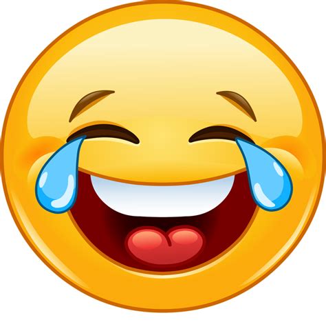 Emoticon Smiley Face With Tears Of Joy Emoji Happiness Emoticon