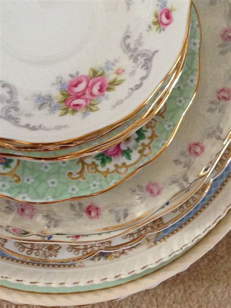Pretty Pale China Plates Pretty China China Plates Cup And Saucer