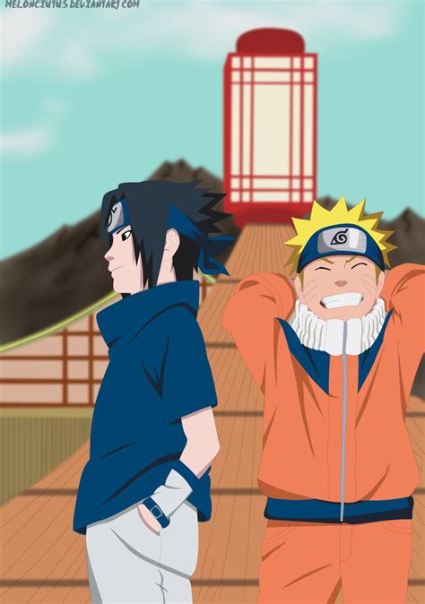 Naruto And Sasuke The Best Friends By Melonciutus On