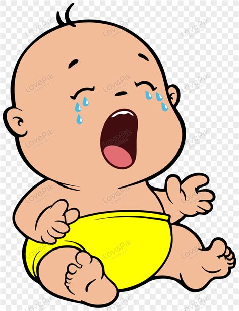 Crying Baby Vector PNG Image And Clipart Image For Free Download Lovepik
