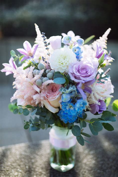 Wedding Bouquet In Pastel Colours Loraine Ross Photography Silk