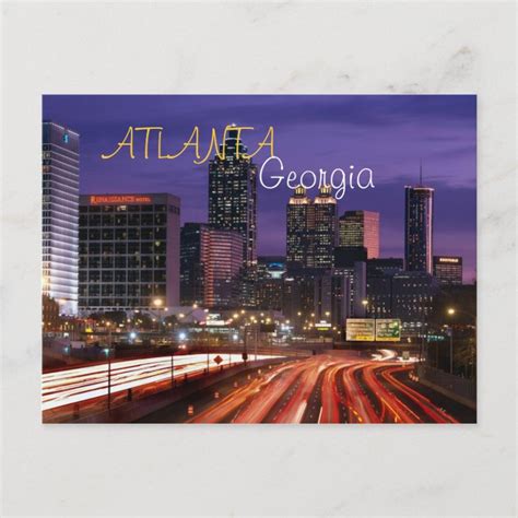 Atlanta Georgia Postcard Zazzle