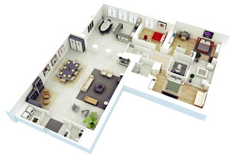 Furnish your project with branded products from our catalog. Design Your Future Home With 3 Bedroom 3D Floor Plans