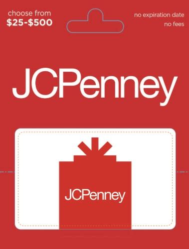 JCPenney 25 500 Gift Card Activate And Add Value After Pickup 0