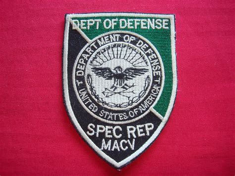 Nam War Patch Us Dept Of Defense Special Rep Military Assistance