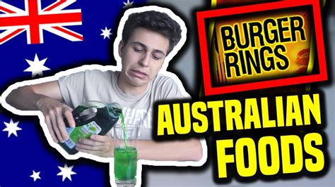 Trying Australian Foods Youtube