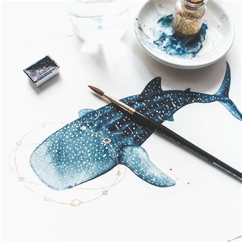 Watercolor Whale Illustrations Capture The Magic Of Ocean Life
