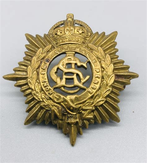 Nz Army Service Corp Cap Badge I Ww2 British Cap Badges And Insignia