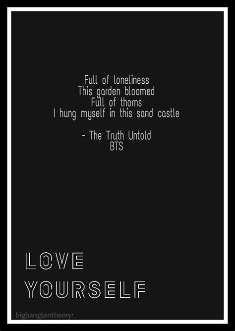 Love, her, singularity, fake love, the truth untold (featuring steve aoki), trivia: The Truth Untold 💙 | Bts wallpaper lyrics, Bts lyrics ...