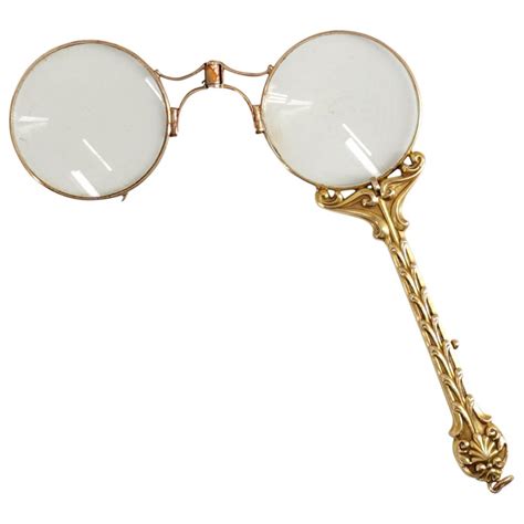 sold price antique 14k gold lorgnette glasses april 4 0122 12 00 pm edt