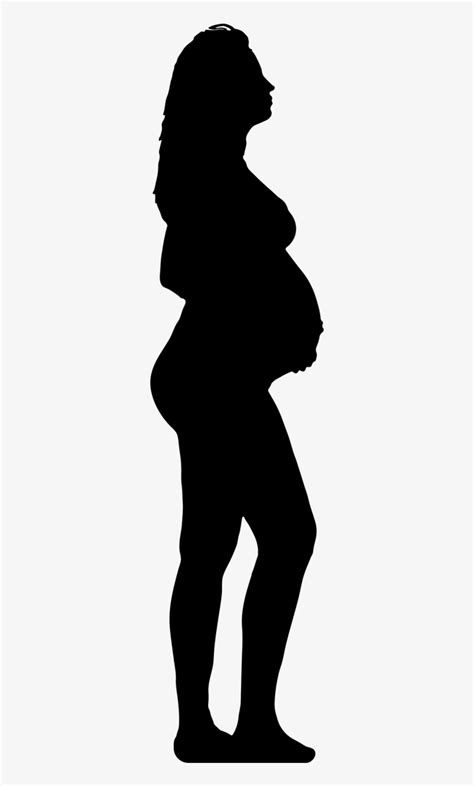 Pregnant Woman Silhouette Pregnant Woman No Background Free