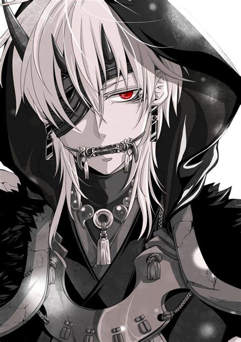 4 트위터 Mask Character Design Horns Anime Demon Boy Anime Devil Dark
