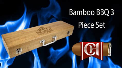 Bamboo Bbq 3 Piece Set Youtube