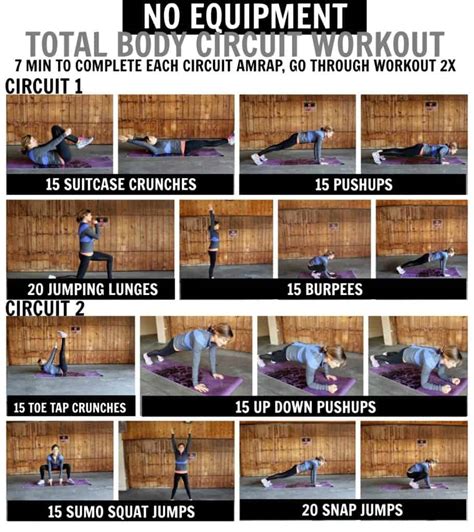 Bodyweight Circuit Workout No Equipment Igo Workout