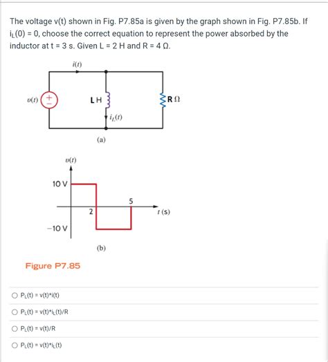 Solved The Voltage V T Shown In Fig P A Is Given By The Chegg Com