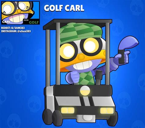 Carl is a super rare brawler. SKIN IDEA Golf Carl : Brawlstars