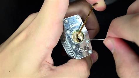 How to pick a tubular lock. How to pick a small lock with a bobby pin ...