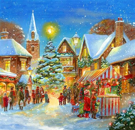 Jim Mitchell Advocate Art Christmas Paintings Christmas Scenery