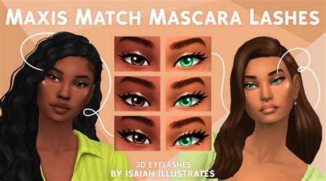 Sims Maxis Match Eyelashes Cc You Need To See Snootysims Hot Sex