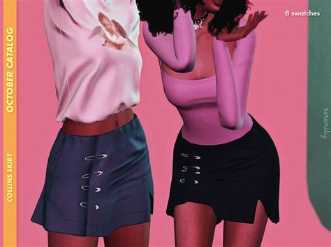 Serenity Skirts For Sims 4