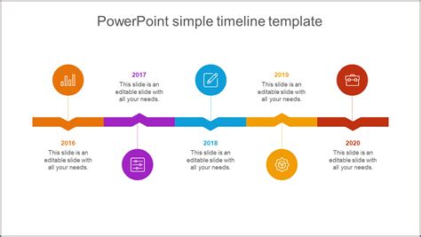 》free Printable Simple Timeline Template
