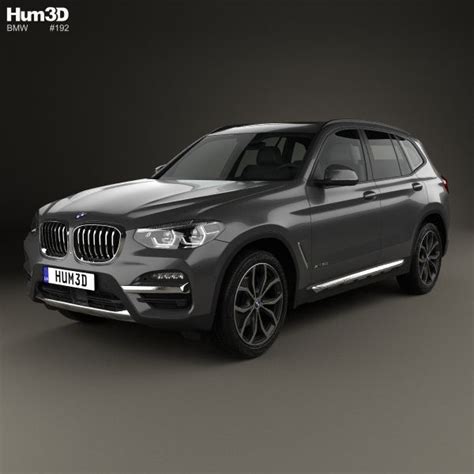 It was a nobrainer to pick the luxury line. BMW X3 (G01) xLine 2018 3d model from Hum3d.com. | Car 3d model, Bmw suv, Luxury suv