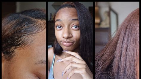 How To Lay Your Edgesblend Natural Hair Youtube