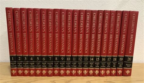 Vtg 1988 Childrens Britannica Encyclopedia Complete 20 Volume Set