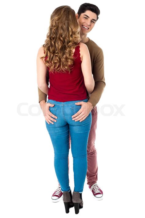 Love Couple Hugging Each Other Stock Image Colourbox