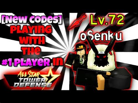 (regular updates on roblox all star tower defense codes 2021: NEW CODES PLAYING WITH THE BEST PLAYER IN ALL STAR TOWER ...