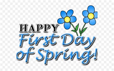 First Day Of Spring Clip Art Library
