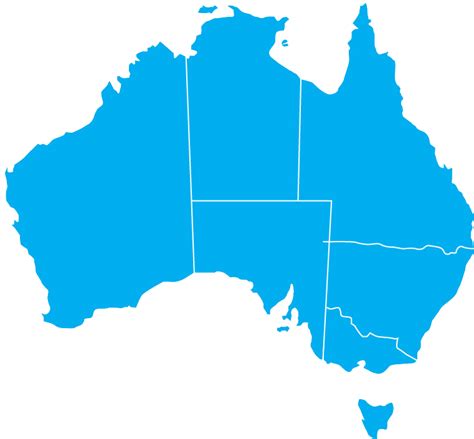 Australia Flag Map Png