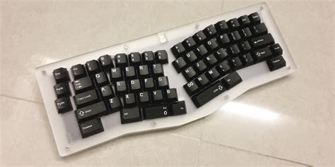 Custom Frosted Acrylic Alice Keyboard Computers And Tech Parts