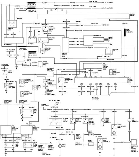 1984 Ford Bronco Ignition Wiring Diagram Wiring Diagram