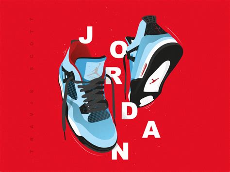 Illustration Jordan Retro 4 By Ydesign On Dribbble