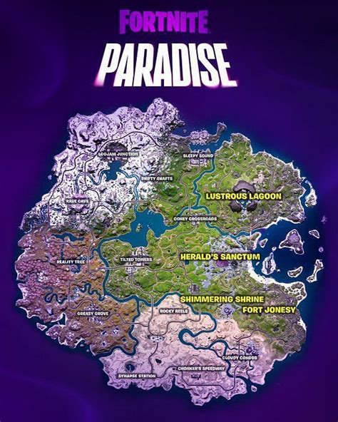 Fortnite Chapter 3 Season 4 Map Every New Poi Arriving This Season