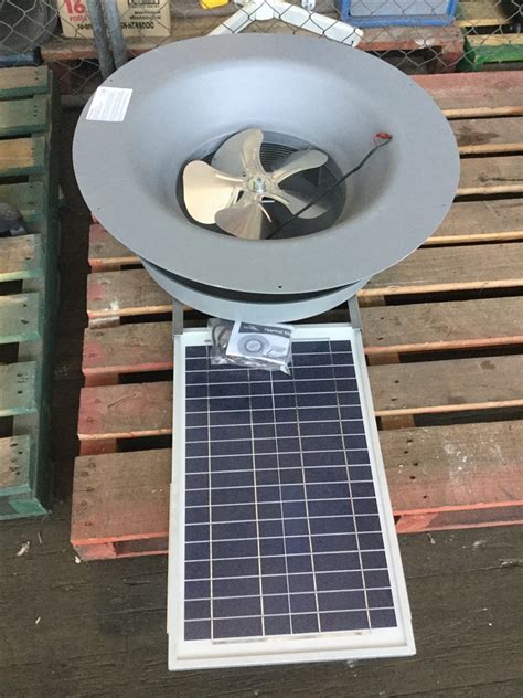 Natural Light Solar Attic Fan Diameter 710mm Not Tested Sold As Is