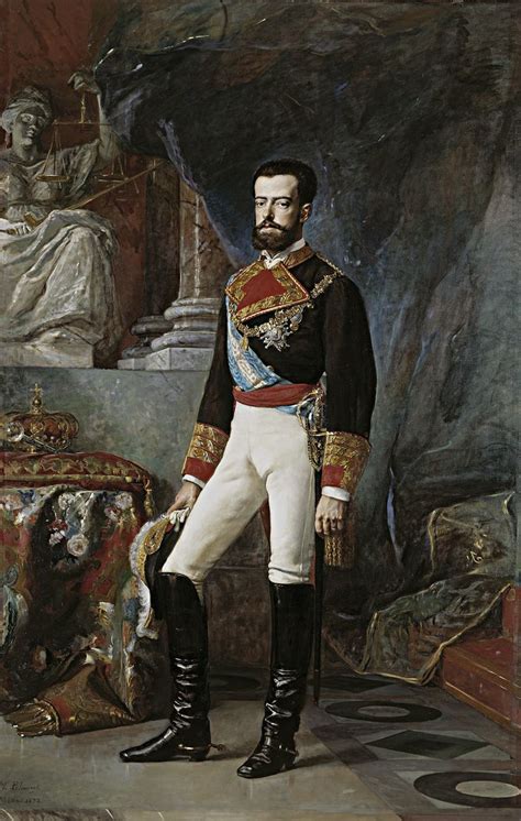 Retrato De Amadeo Fernando María De Saboya Elegido Amadeo I De España