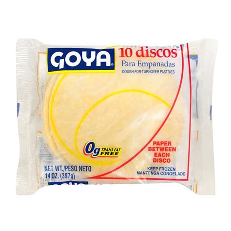 Goya Empanada Dough Discs For Turnover Pastries 14 Oz Delivery Or