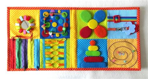 Activity Fabric Board Therapy Toy Autistic Children