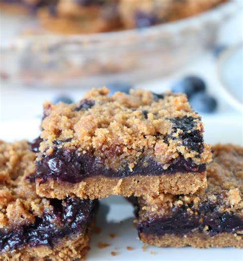 Blueberry Crumb Bars With Graham Cracker Crust Roya Today