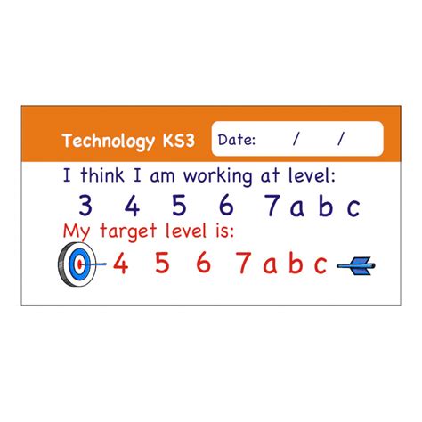 Technology Ks3 Pupil Assessment Stickers For Teachers