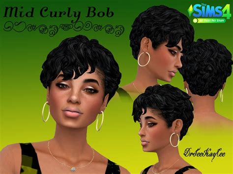 The Sims Resource Mid Curly Bob My First Pet Sp Needed