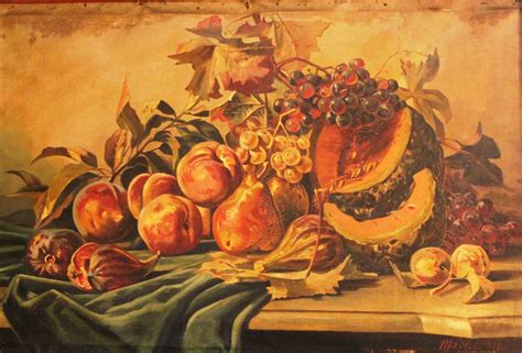 Maria Still Life Fruits 1912 Oil On Canvas 47x70cm Malou Art
