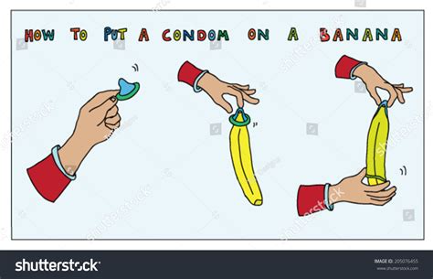 Hiv Aids Awareness Campaign Showing How To Put On A Condom On Using A