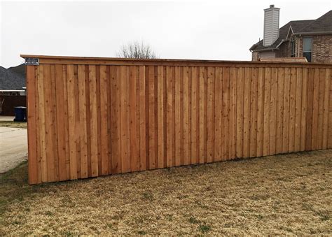 Awesome 8 Foot Board On Board Cedar Fence In Frisco Frisco Fence Llc